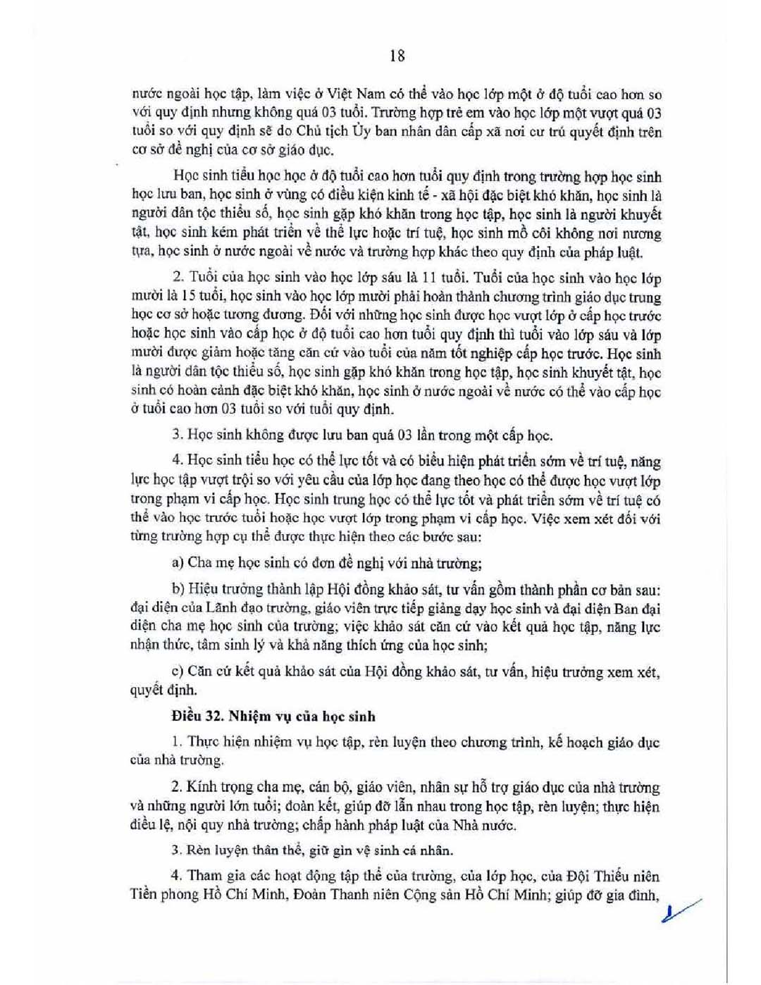 thong tu ban hanh dieu le truong 20