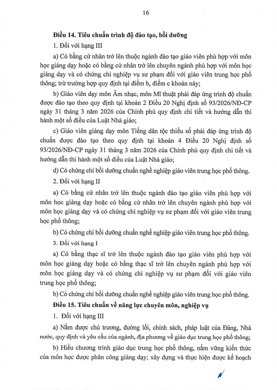 thong tu quy dinh chuan nghe nghiep giao vien co so 16