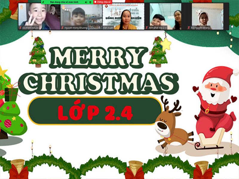 Giáng sinh trực tuyến - Mùa giáng sinh đặc biệt của học sinh