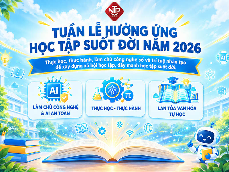 Hưởng ứng Tuần lễ học tập suốt đời năm 2026
