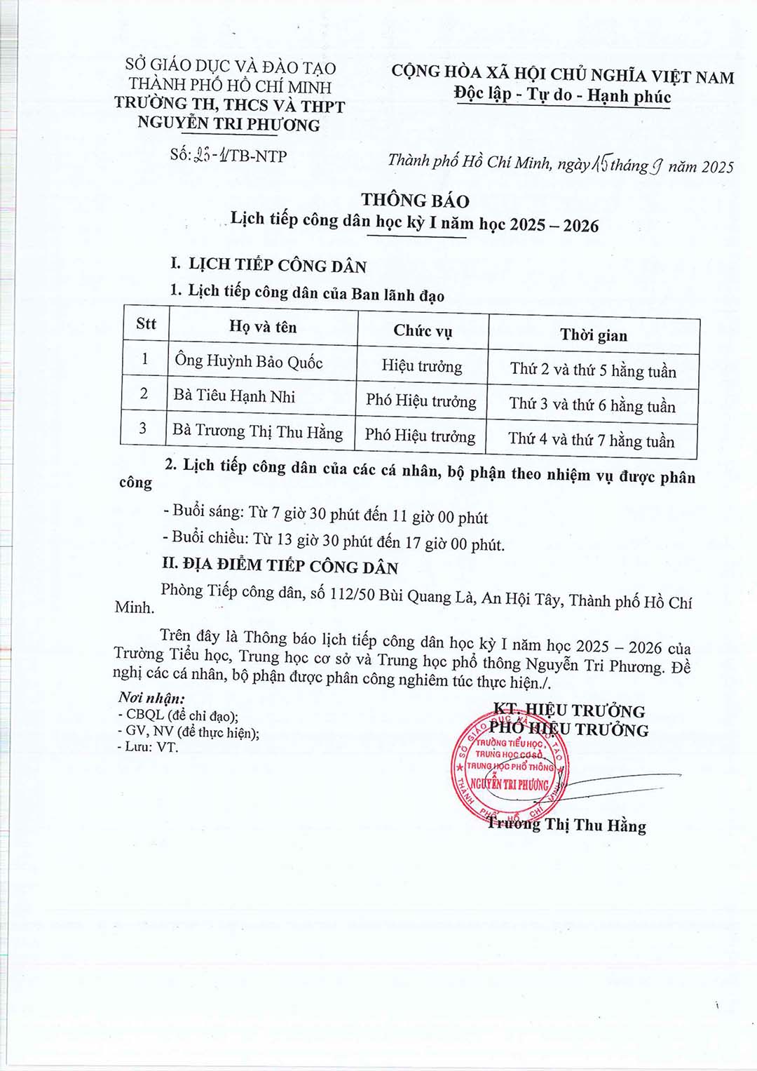 thong bao lich tiep cong dan hki 2025 2026